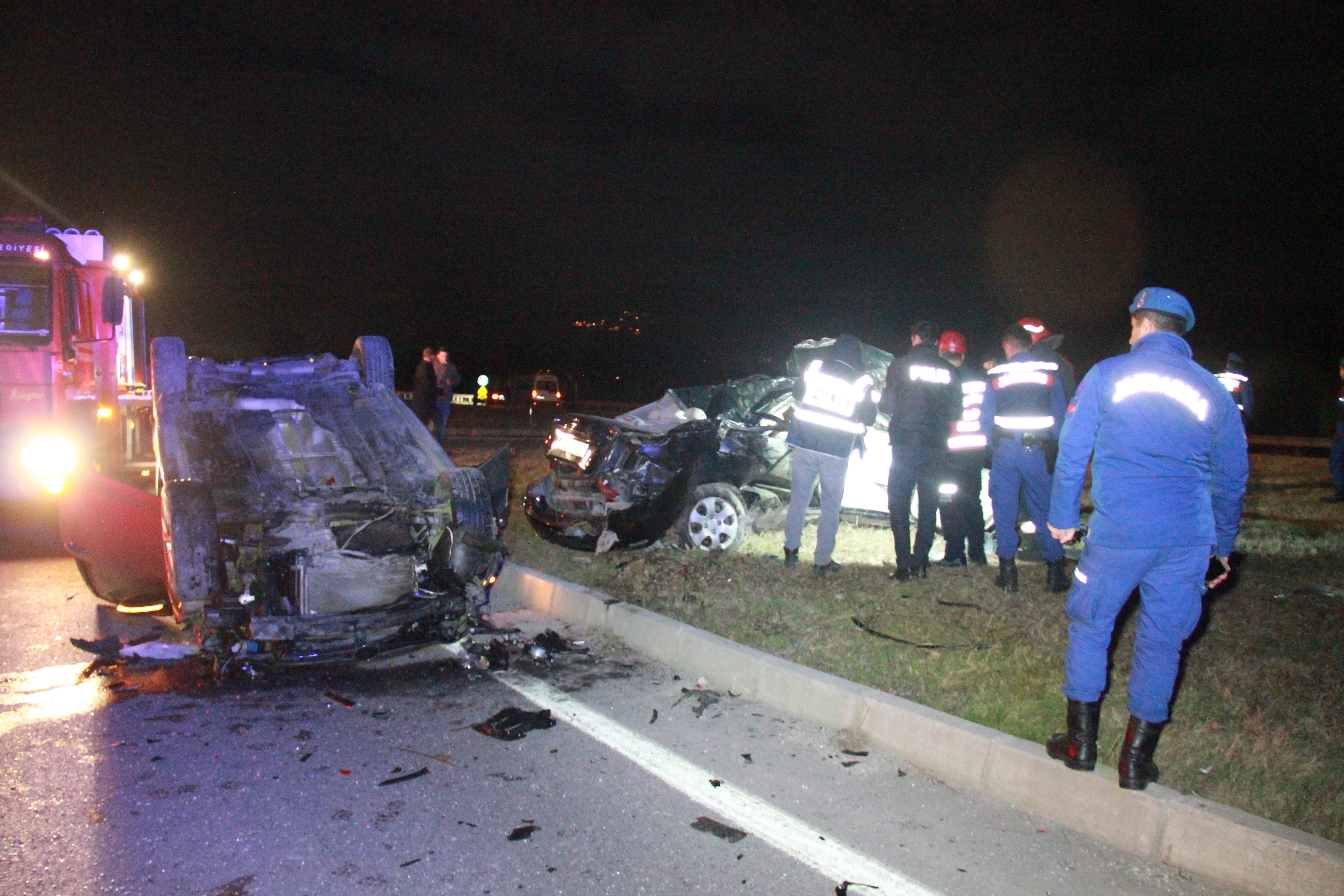 Sakarya’da trafik kazası: 1 ölü, 3 yaralı