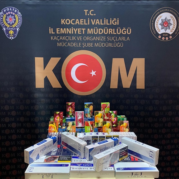 Kocaeli’de kaçak tütün operasyonu