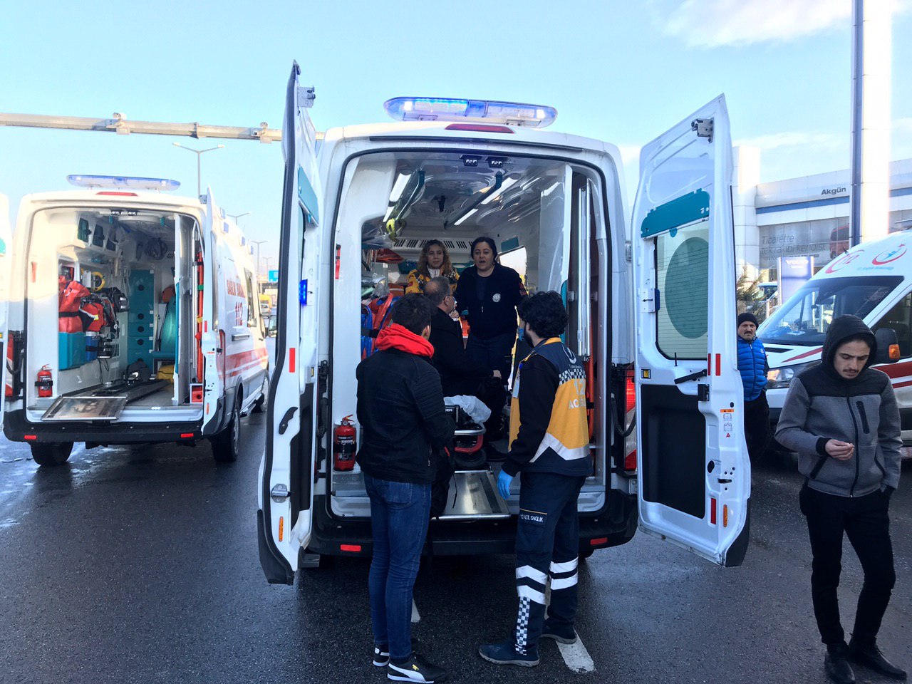 Sakarya’da trafik kazası : 6 yaralı