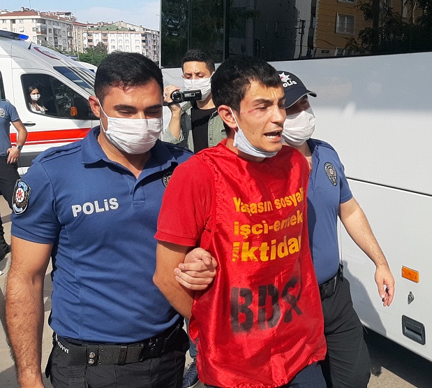 Gebze’de izinsiz gösteri yapmak isteyen 13 kişi gözaltına alındı