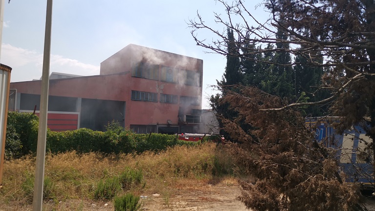 Gebze’de döküm fabrikasında çıkan yangın söndürüldü