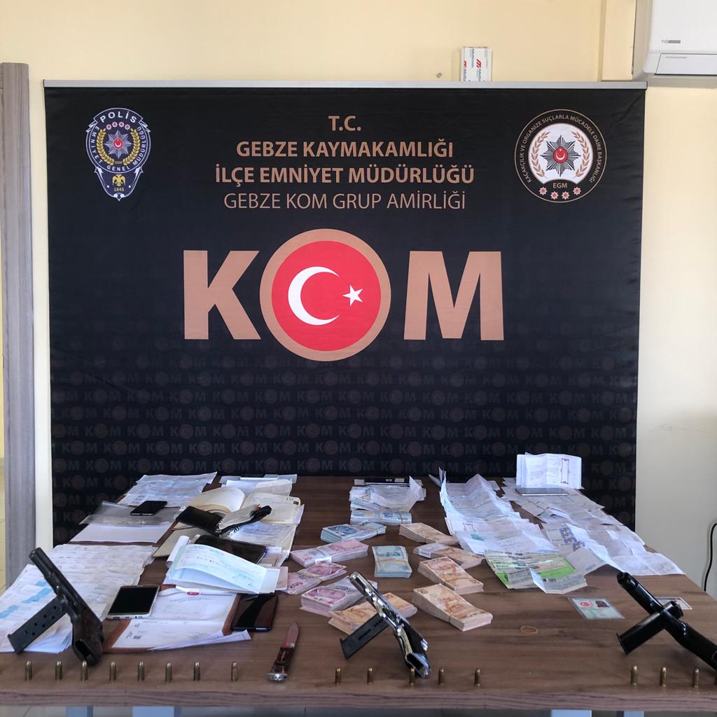 Kocaeli’de tefecilik operasyonu: 8 gözaltı