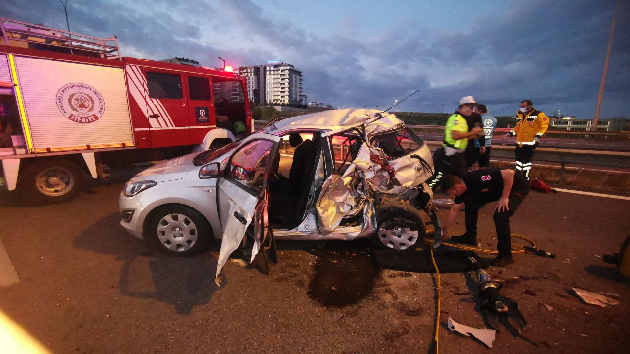 Anadolu Otoyolu’nda zincirleme trafik kazası: 1 ölü, 2 yaralı