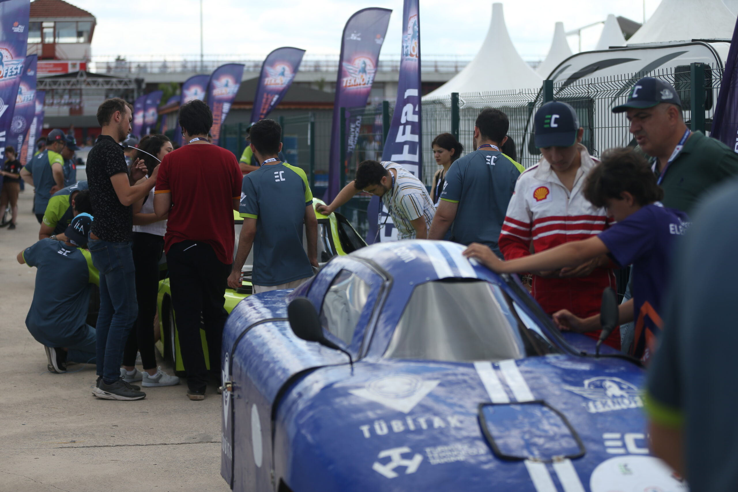 TEKNOFEST Efficiency Challenge Elektrikli Araç Yarışları sürüyor