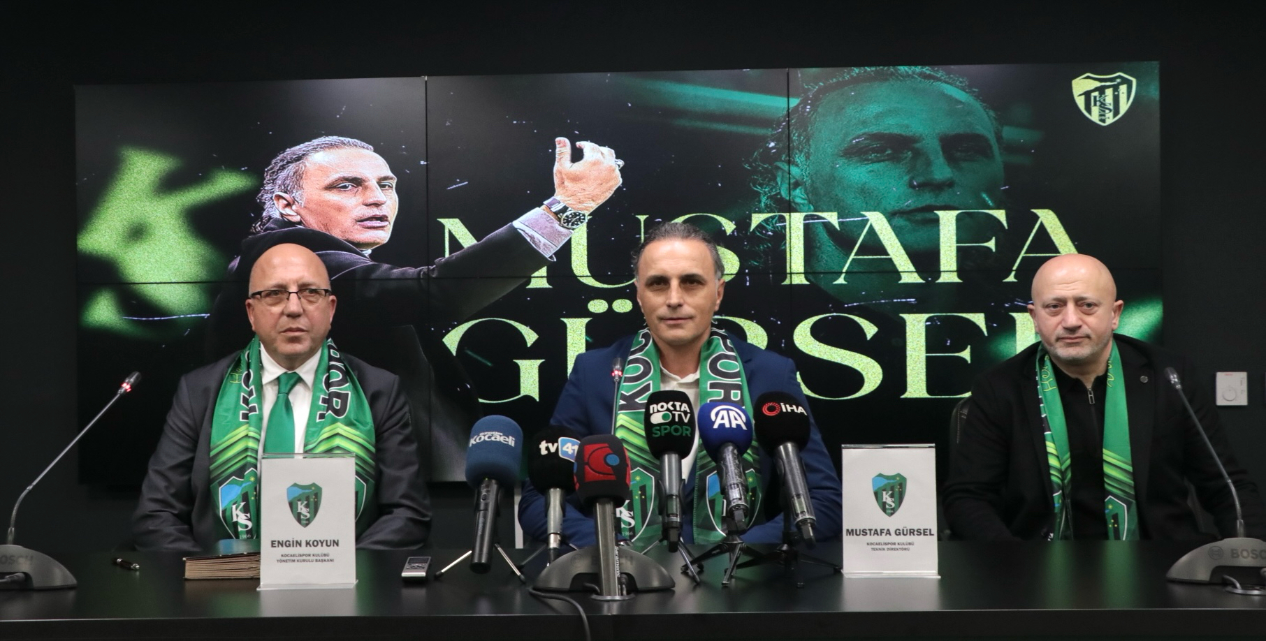 Kocaelispor, teknik direktör Mustafa Gürsel’le sözleşme imzaladı