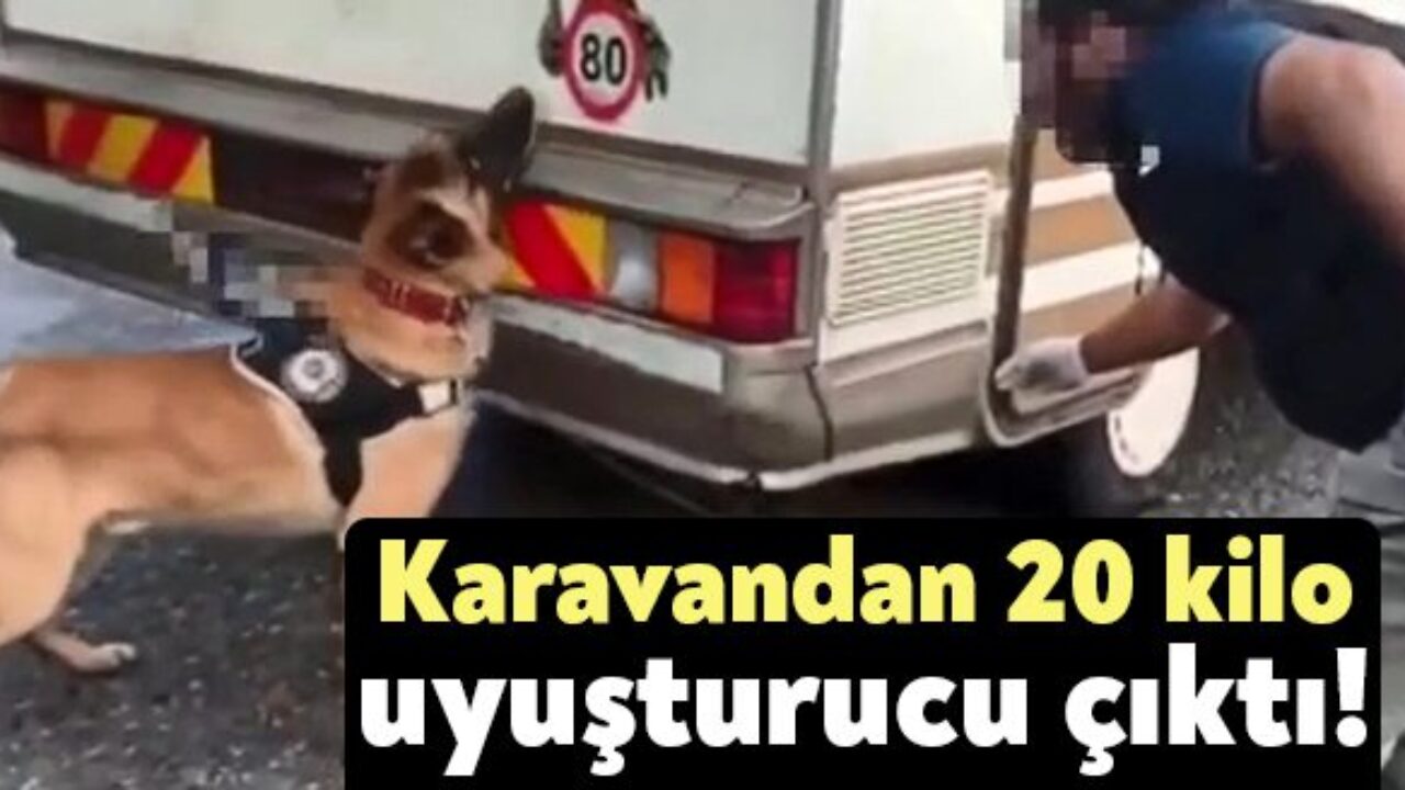 Kocaeli’de durdurulan karavanda uyuşturucu hap ve esrar ele geçirildi