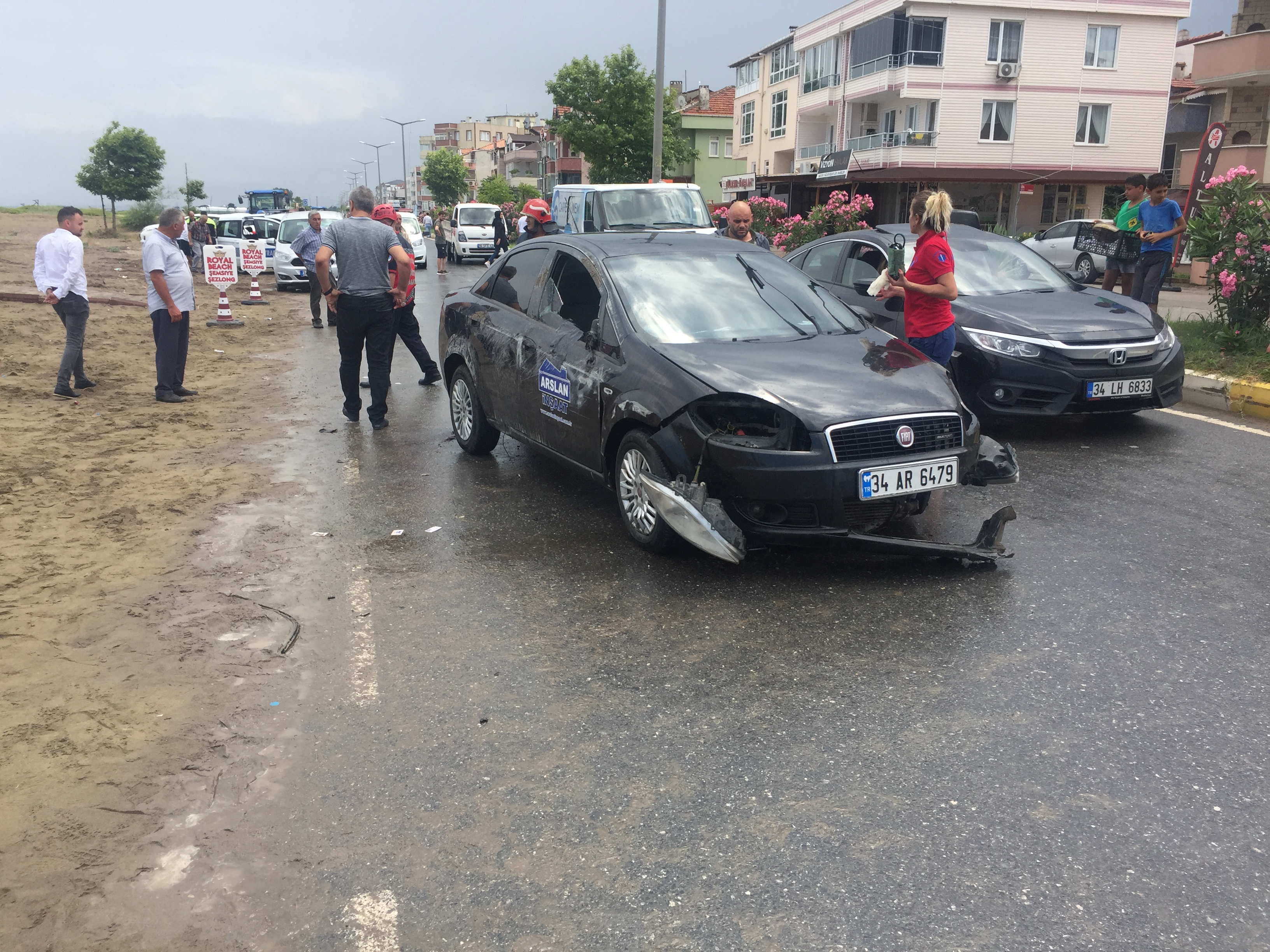 Karasu’da trafik kazası: 1 yaralı