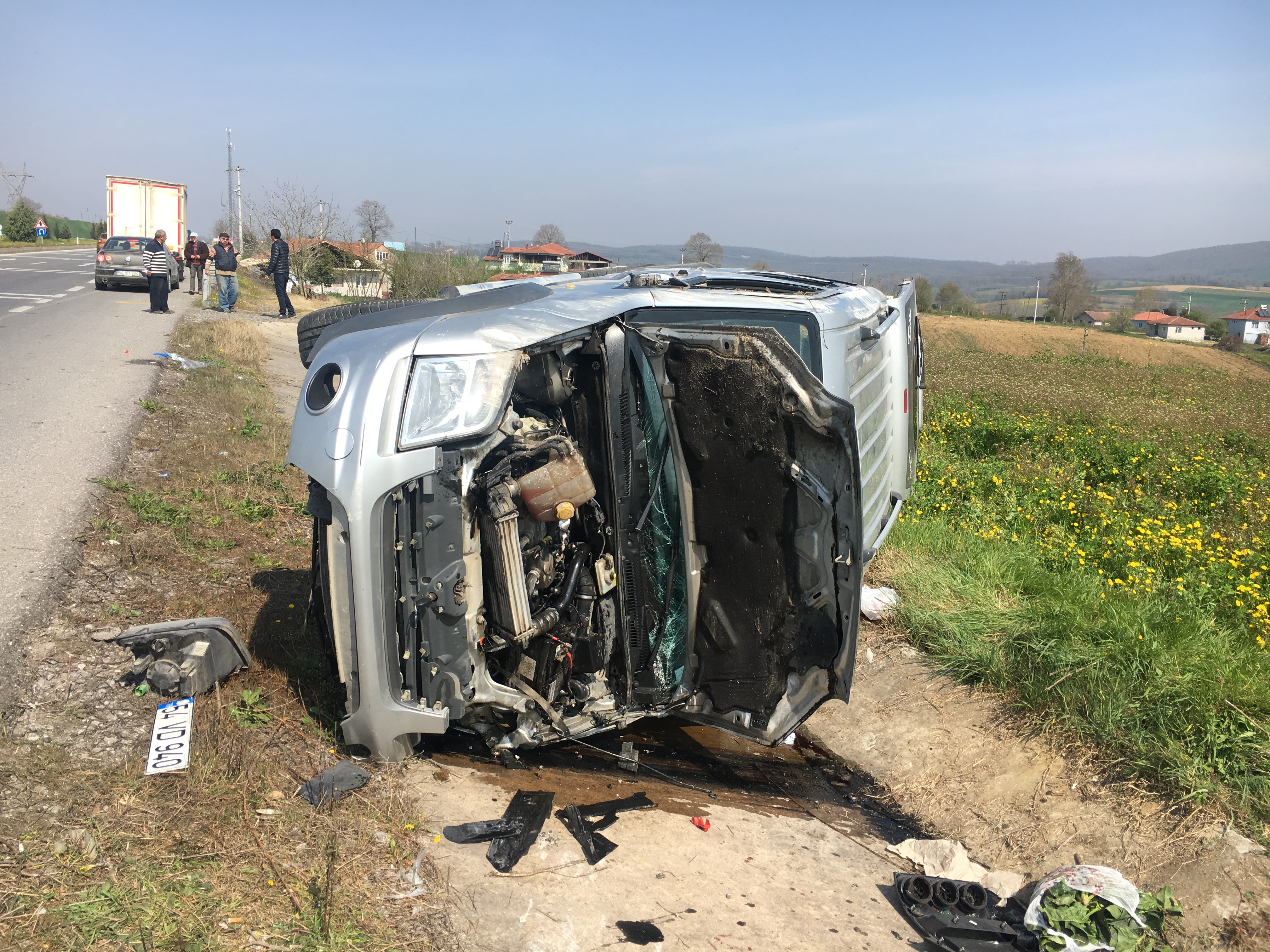 Sakarya’da trafik kazası: 3 yaralı