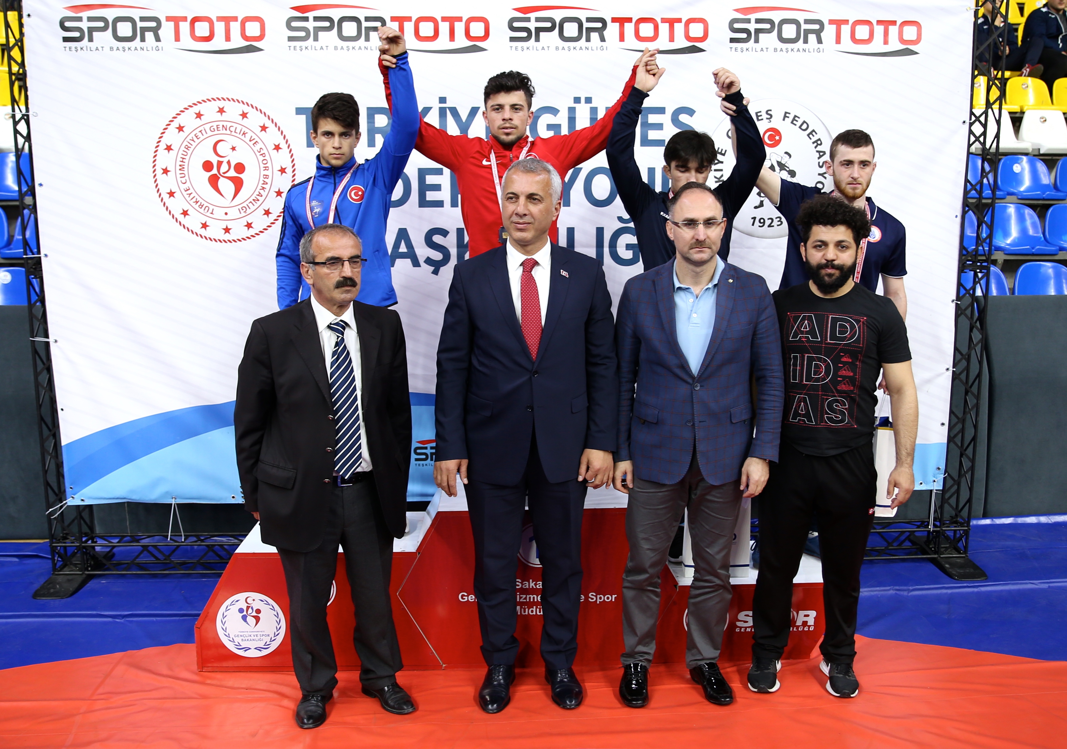 Türkiye Gençler Grekoromen Güreş Şampiyonası sona erdi