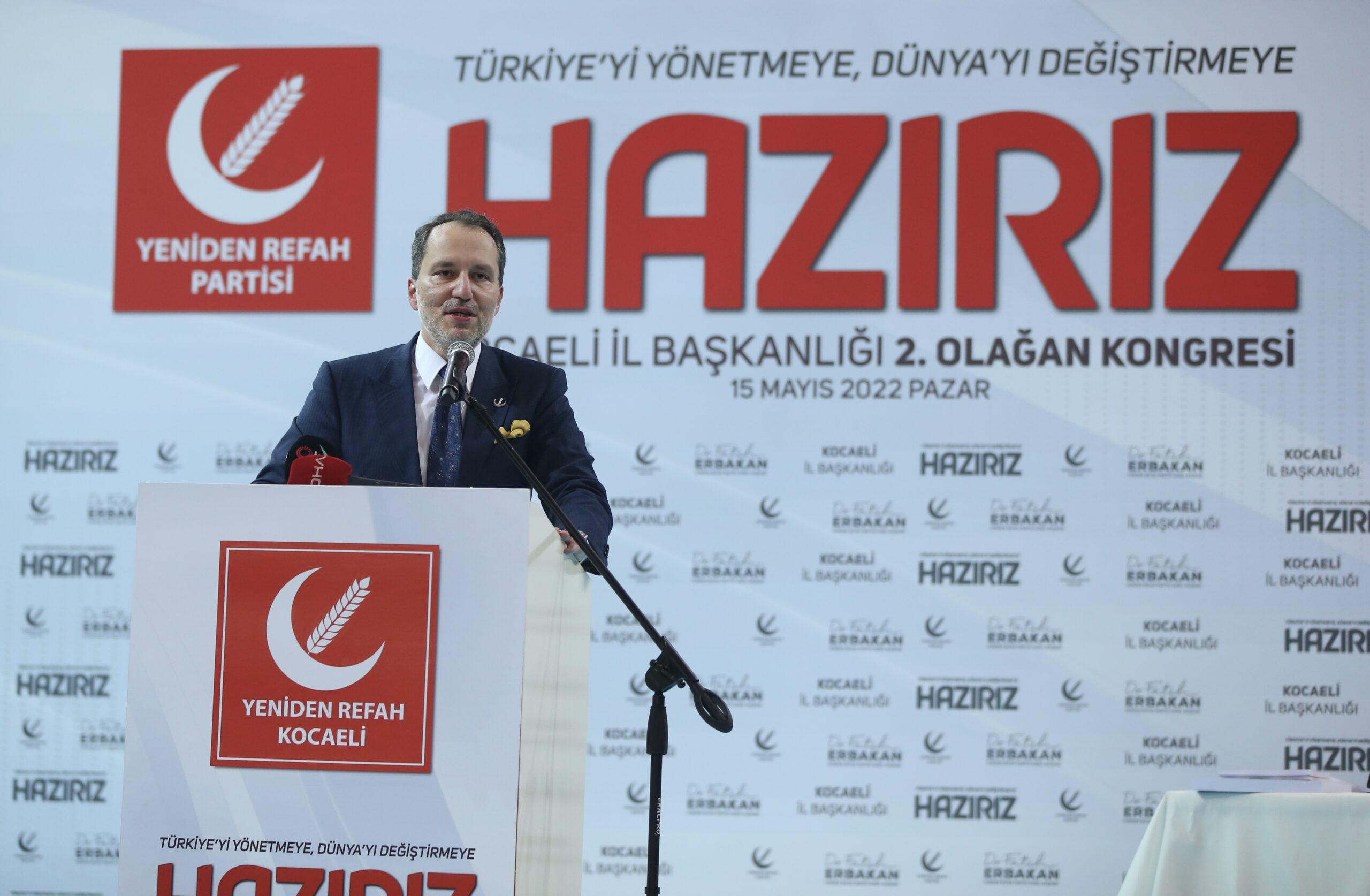 Fatih Erbakan, Yeniden Refah Partisi’nin Kocaeli İl Kongresi’nde konuştu