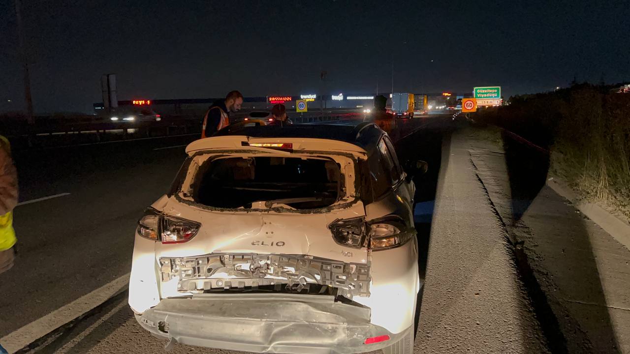 Anadolu Otoyolu’nda zincirleme trafik kazası ulaşımı aksattı