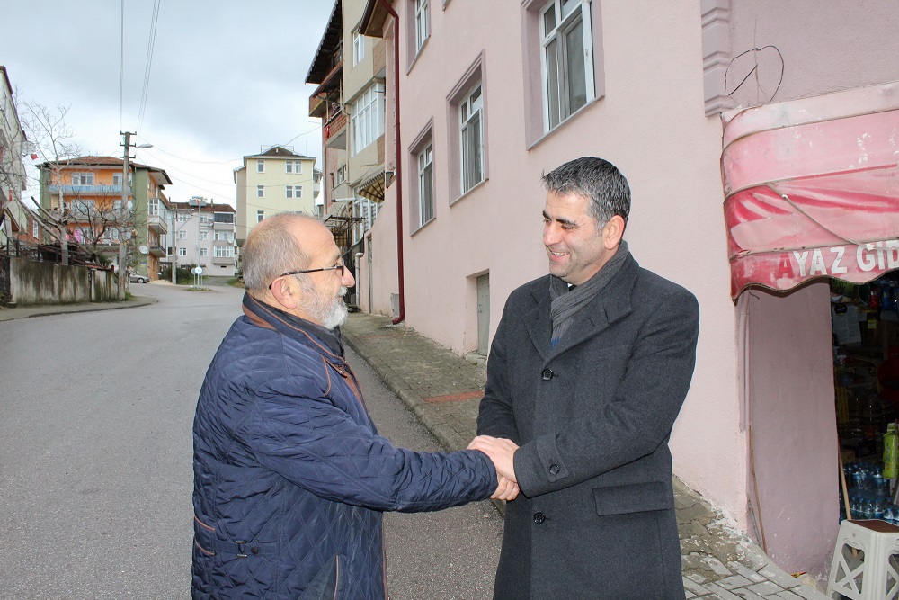 Adnan Turan, hemşehrilerinin yanında