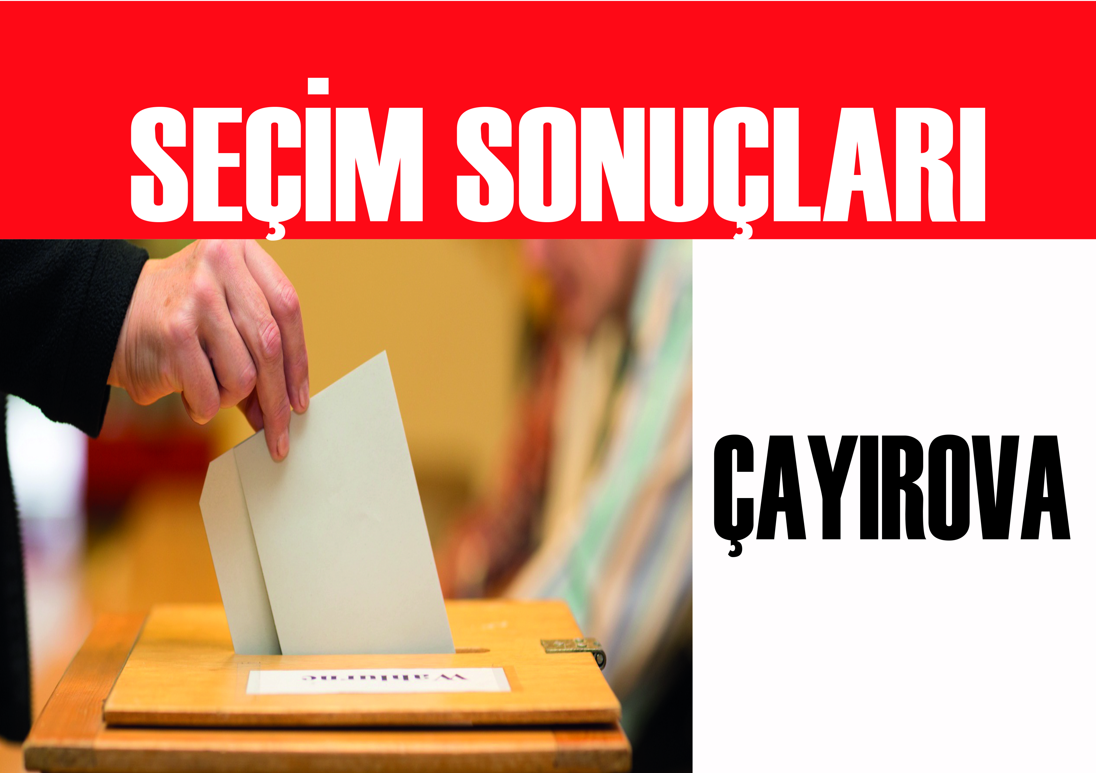 Çayırova 2019 seçim sonuçları!